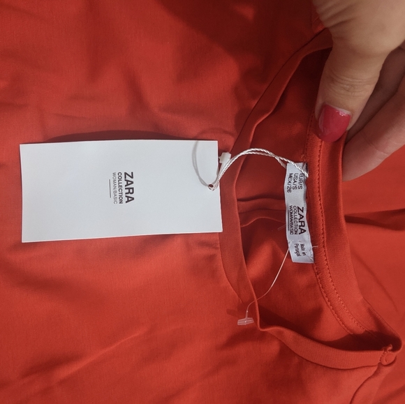 Zara Red Sleeveless Pencil Dress - Picture 2 of 4